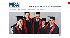 Desktop Screenshot of mba-nuernberg.info